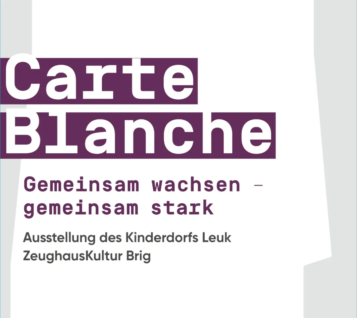 Carte Blanche Zeughaus Kultur